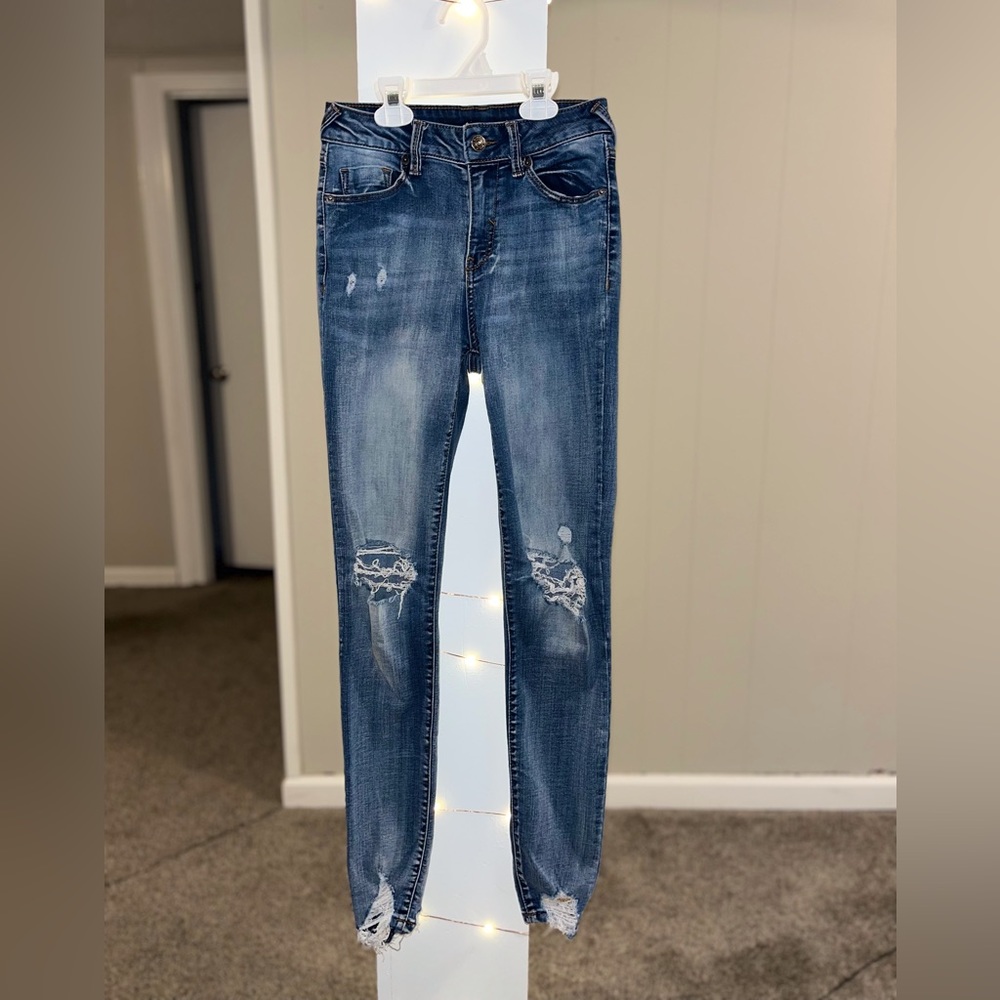 Rewash Distressed Skinny Jeans
